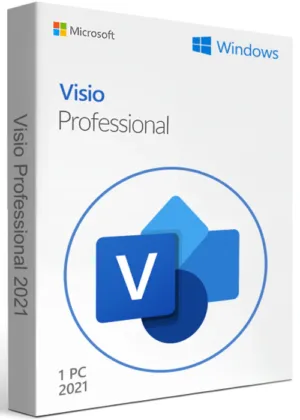 Eredeti Microsoft Visio 2021 Professional termékkulcs azonnali licenckézbesítéssel!