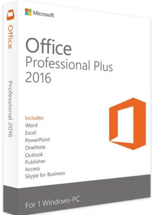 Eredeti Microsoft Office 2016 Professional Plus termékkulcs azonnali licenckézbesítéssel!