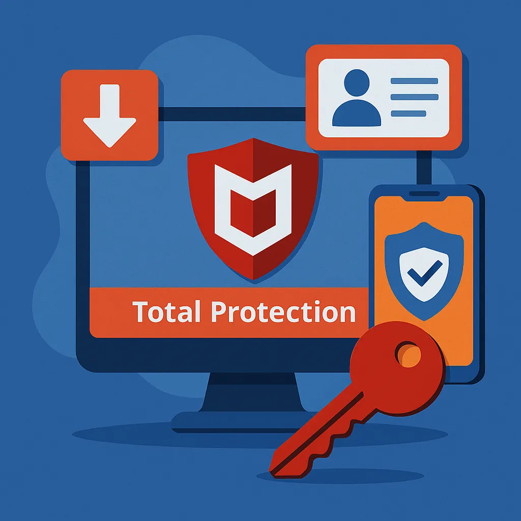 McAfee Total Protection telepítése és aktiválása