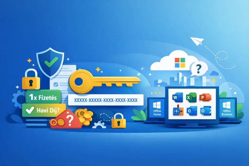 Microsoft Office termékkulcs egyszeri vásárlás előnyei és hátrányai