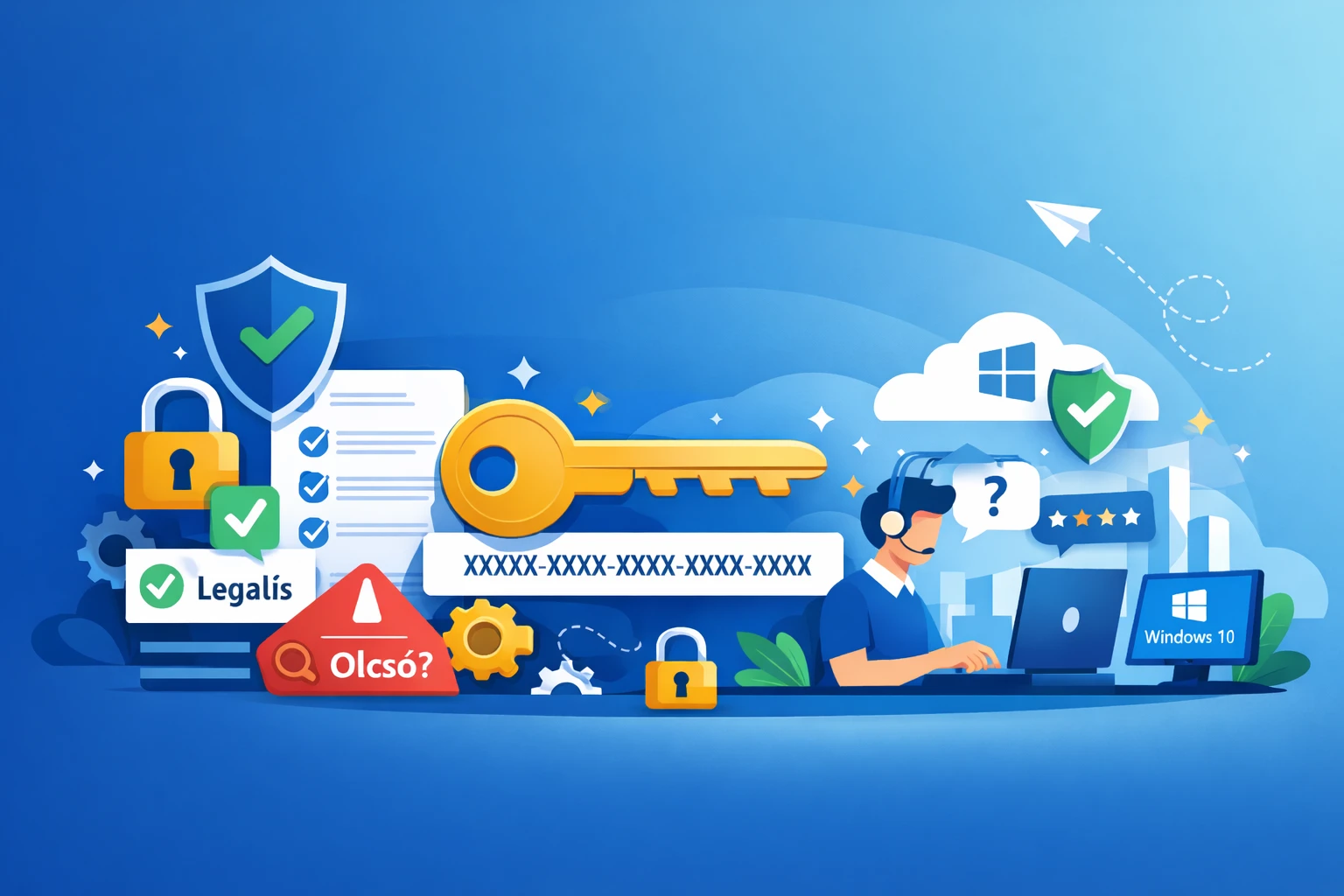 Windows termékkulcs legálisan