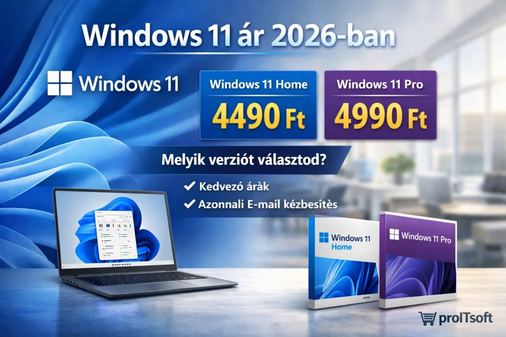 Windows 11 ár 2026-ban